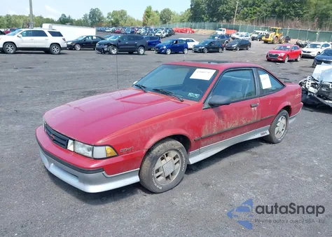 1988 Chevrolet Cavalier Z24 из США, поврежденный, VIN 1G1JF11W2J7182359